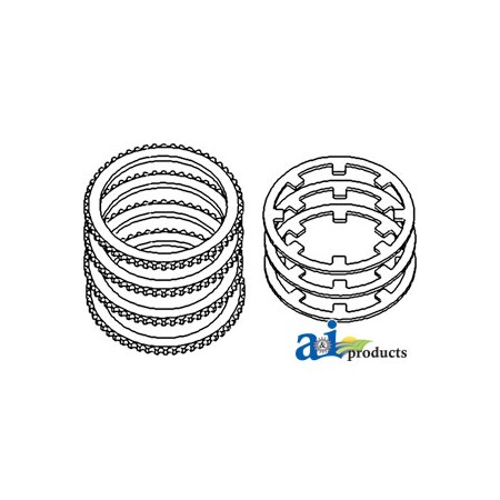 A & I Products Disc Kit, Transmission 6" x6" x1" A-RE37120